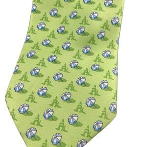 IZOD Silk Tie Beach Chairs and Sandcastles